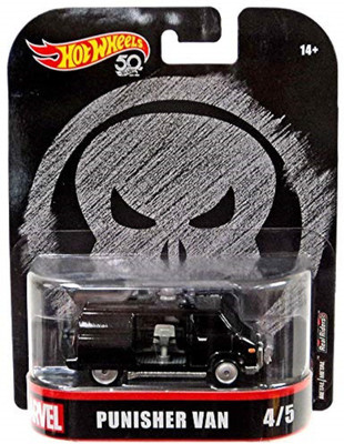 Hot Wheels Punisher Van, 1:64 Scale(Black) 
Hot Wheels Punisher Van, 1:64 Scale(Black)