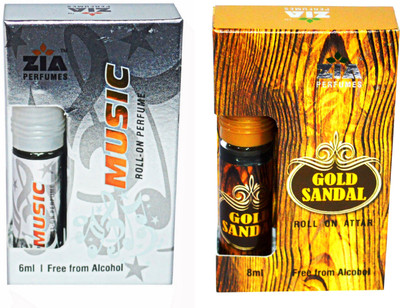 Zia Music and Gold Sandal Special Malaysian Edition Floral Attar(Sandalwood)