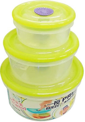 Blue Birds Kitchen Vacuum Container 1200 ml Round Green - 550,200 ml Plastic Food Storage Airproof green container pack of 3 Plastic Bowl Set(Green, Pack of 3)
Blue Birds Kitchen Vacuum Container 1200 ml Round Green - 550,200 ml Plastic Food Storage Airproof green container pack of 3 Plastic Bowl Set(Green, Pack of 3)