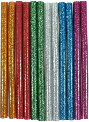 AsianHobbyCrafts Multicolor Hot Melt Multi Purpose Glitter Glue Stick (12 Pieces, 20cmx1.1cm) - 12 ml
AsianHobbyCrafts Multicolor Hot Melt Multi Purpose Glitter Glue Stick (12 Pieces, 20cmx1.1cm) - 12 ml