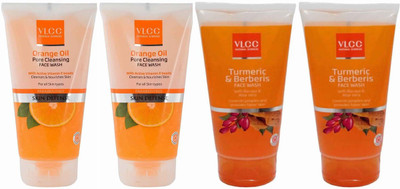 VLCC Original Orange Oil Pore Cleansing & Turmeric&Berberis Face Wash(600 ml)