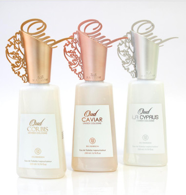 RAYRON OUD CORBIS, CAVIAR AND LA CYPRUS UNISEX COLOGNE PERFUME (PACK OF 3 EACH IS 200ML) Perfume - 600 ml(For Men & Women)
RAYRON OUD CORBIS, CAVIAR AND LA CYPRUS UNISEX COLOGNE PERFUME (PACK OF 3 EACH IS 200ML) Perfume - 600 ml(For Men & Women)