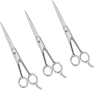 Fllik Hair Cutting Scissor Professional Salon Combo of 3 Stainless Scissors(Set of 3, Steel)
Fllik Hair Cutting Scissor Professional Salon Combo of 3 Stainless Scissors(Set of 3, Steel)