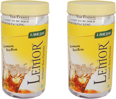 Lemor Pack of 2 Instant Jar Lemon Iced Tea Plastic Bottle(500 g)