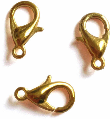 Aumni Crafts Jewellery Making Metal Alloy Lobster Clasps 12x7mm Lobster Claw Gold Color (Pack of 100 pieces)
Aumni Crafts Jewellery Making Metal Alloy Lobster Clasps 12x7mm Lobster Claw Gold Color (Pack of 100 pieces)
