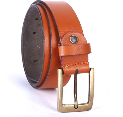 Hawai Men Casual Tan Genuine Leather Belt