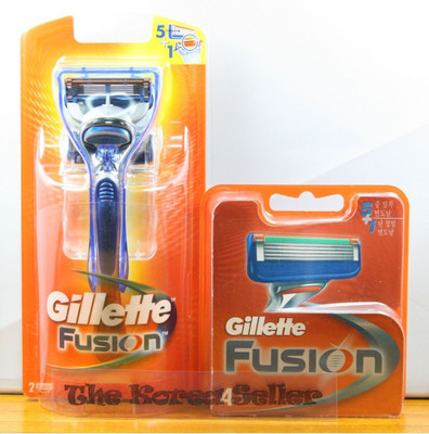 Gillette fusion razor with 4s blades(Set of 2)