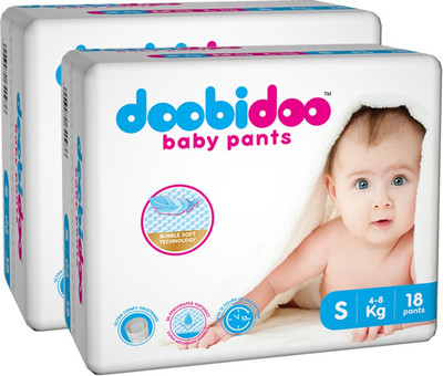 Doobidoo Baby Pants Small Size - 18 pants (Combo of 2) - S(36 Pieces)