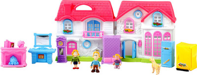 ToyzIsland Exclusive High Quality DOLL HOUSE WITH DING DONG BELL DOOR OPENABLE WITH FURNITURE AND FAMILY(Multicolor)
ToyzIsland Exclusive High Quality DOLL HOUSE WITH DING DONG BELL DOOR OPENABLE WITH FURNITURE AND FAMILY(Multicolor)