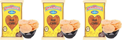 varalakshmi Red Chilli Sabudana Pappad Pack of 3 (300 Grams) Masala Papad 300 g(Pack of 3)
varalakshmi Red Chilli Sabudana Pappad Pack of 3 (300 Grams) Masala Papad 300 g(Pack of 3)