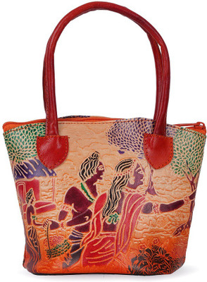 Zadell Designs Hand-held Bag(Orange)