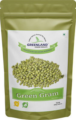 GREENLAND HYGIENE PRODUCTS Polished Green Moong Dal (Whole)(250 g)