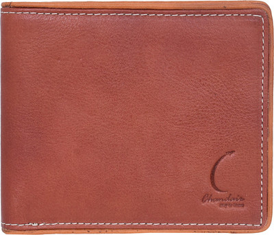 Chandair Men Brown Genuine Leather Wallet(4 Card Slots), Rust brown with orange piping
Chandair Men Brown Genuine Leather Wallet(4 Card Slots), Rust brown with orange piping