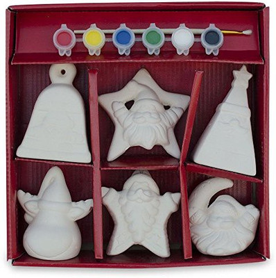 BestPysanky 4" Set of 6 Unpainted Blank Figurines - Reindeer, Bell, Christmas Tree, Moon, Star, Santa Claus Christmas Ornaments DIY Crafts
BestPysanky 4" Set of 6 Unpainted Blank Figurines - Reindeer, Bell, Christmas Tree, Moon, Star, Santa Claus Christmas Ornaments DIY Crafts