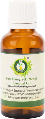 R V Essential Pure Fenugreek (Methi) Essential Oil 10ml- Trigonella Foenumgraecum (100% Pure and Natural Steam Distilled)(10 ml)
R V Essential Pure Fenugreek (Methi) Essential Oil 10ml- Trigonella Foenumgraecum (100% Pure and Natural Steam Distilled)(10 ml)