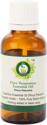 R V Essential Pure Turpentine Essential Oil 30ml- Pinus Palustris (100% Pure and Natural Steam Distilled)(30 ml)
R V Essential Pure Turpentine Essential Oil 30ml- Pinus Palustris (100% Pure and Natural Steam Distilled)(30 ml)