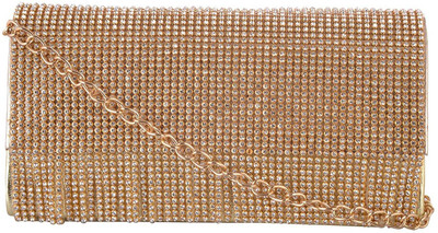 Young & Forever Casual, Party, Formal Gold Clutch