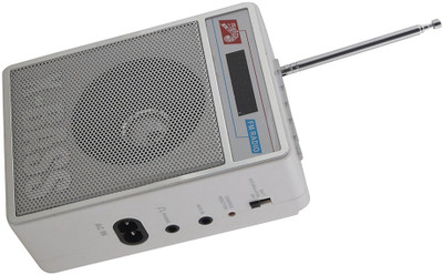 CRETO SL-413 Portable Fm/Radio Supports USB/Pen-drive/Memory card FM Radio(Silver White)
CRETO SL-413 Portable Fm/Radio Supports USB/Pen-drive/Memory card FM Radio(Silver White)