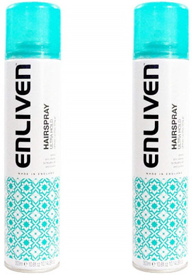 Enliven Pro-V Ultra Hold Hair Spray 300ml Pack Of 2 Hair Spray(600 ml)