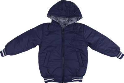 Yes Kids Full Sleeve Solid Baby Boys Jacket, Blue