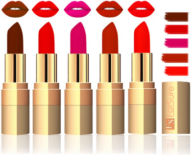 Forsure Extra Soft & Smooth Velvet Matte Lip Color Combo In Wholesale Rate(Brown,Sweet Red,Purple,Chocalate,Hot Red)
Forsure Extra Soft & Smooth Velvet Matte Lip Color Combo In Wholesale Rate(Brown,Sweet Red,Purple,Chocalate,Hot Red)
