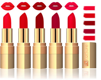 Forsure Extra Soft & Smooth Velvet Matte Lip Color Combo In Wholesale Rate(Red,Soft Red,Maroon,Plum,Sweet Red, 17.5 g)
Forsure Extra Soft & Smooth Velvet Matte Lip Color Combo In Wholesale Rate(Red,Soft Red,Maroon,Plum,Sweet Red, 17.5 g)