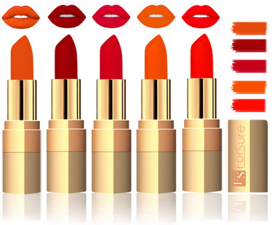 Forsure Extra Soft & Smooth Velvet Matte Lip Color Combo In Wholesale Rate(Light Brown, Maroon, Mauve, Fast Red, Pink, 17.5 g)
Forsure Extra Soft & Smooth Velvet Matte Lip Color Combo In Wholesale Rate(Light Brown, Maroon, Mauve, Fast Red, Pink, 17.5 g)
