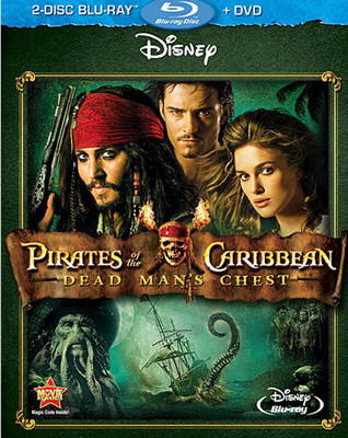 pirates of the caribbean : dead man's chest blu-ray , region free(Blu-ray English)