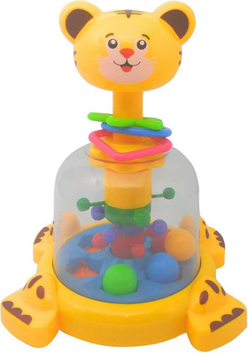 Miss & Chief Amazing Push N Spin Tiger Animal Spinner Toy for Toddlers with Geometric Shapes and Colorful Balls(Yellow)
Miss & Chief Amazing Push N Spin Tiger Animal Spinner Toy for Toddlers with Geometric Shapes and Colorful Balls(Yellow)