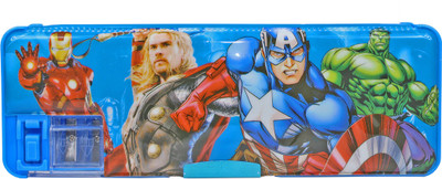 SPERO Dual Sided Compartment Multipurpose Marvel Avengers Art Plastic Pencil Box(Set of 1, Multicolor)
SPERO Dual Sided Compartment Multipurpose Marvel Avengers Art Plastic Pencil Box(Set of 1, Multicolor)