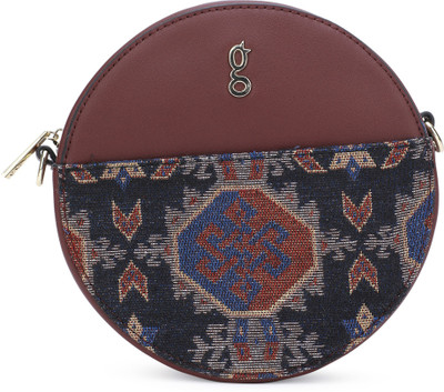 Global Desi Women Casual Purple PU Sling Bag