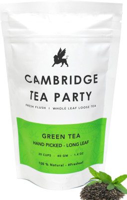 Cambridge Tea Party Green Tea - Whole Leaf Loose Tea - 40g Green Tea(40 g, Vacuum Pack)
Cambridge Tea Party Green Tea - Whole Leaf Loose Tea - 40g Green Tea(40 g, Vacuum Pack)