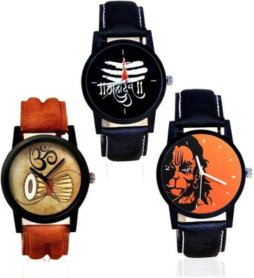 Glamexy NEW Analogue Dial Mens/Boys Watch Combo new look mhadev pack of -3 Watch - For Men
Glamexy NEW Analogue Dial Mens/Boys Watch Combo new look mhadev pack of -3 Watch - For Men