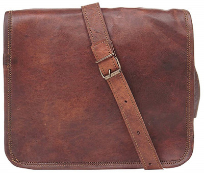RSN Real Leather Vintage Full Flap Messenger Bag Size L (13) H (10) W (4) for Unisex Messenger Bag(Brown, 10 inch)
RSN Real Leather Vintage Full Flap Messenger Bag Size L (13) H (10) W (4) for Unisex Messenger Bag(Brown, 10 inch)
