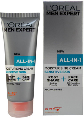 L'Oreal Paris Men Expert All-In-1 Mosturising Cream, Sensitive Skin - 75ml(75 ml)
L'Oreal Paris Men Expert All-In-1 Mosturising Cream, Sensitive Skin - 75ml(75 ml)