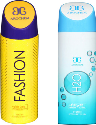 Arochem A-62 DEODORANT SPRAY NO ALCOHOL PURE PERFUME DYNAMIC BODY SPRAY Deodorant Spray - For Men & Women(200 ml, Pack of 2)
Arochem A-62 DEODORANT SPRAY NO ALCOHOL PURE PERFUME DYNAMIC BODY SPRAY Deodorant Spray - For Men & Women(200 ml, Pack of 2)