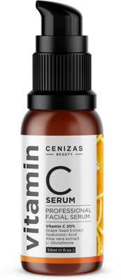 Cenizas 20% Vitamin C Serum With Hyaluronic Acid - Anti Wrinkle & Anti Ageing(30 ml)
Cenizas 20% Vitamin C Serum With Hyaluronic Acid - Anti Wrinkle & Anti Ageing(30 ml)