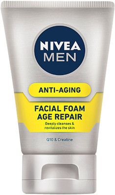 Nivea Men Anti,Aging Facial Foam Age Repair With Q10 & Creatine , 100g Face Wash(100 g)
Nivea Men Anti,Aging Facial Foam Age Repair With Q10 & Creatine , 100g Face Wash(100 g)