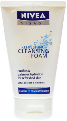 Nivea Visage Refreshing Cleansing Foam With Lotus Extract & Vitamins , 100g Face Wash(100 g)
Nivea Visage Refreshing Cleansing Foam With Lotus Extract & Vitamins , 100g Face Wash(100 g)