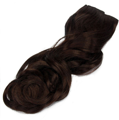myasa Synthetic Brown Curl Extension Hair Extension