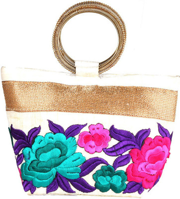 Pretty Krafts Hand-held Bag(Gold)