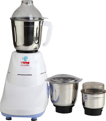 VIBRO Multi Quick -1100-2 750 Mixer Grinder(White, 3 Jars)