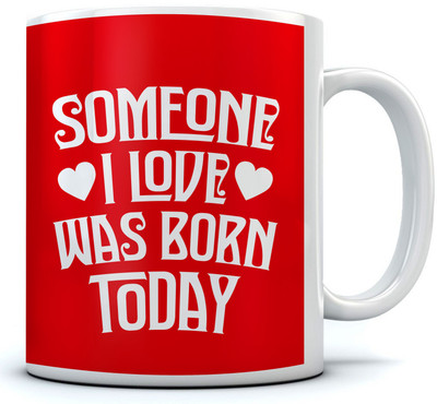 RAMPOSH Happy Birthday Coffees/ Birthday Quotes/ Gift For Birthday/ Gift For Love Ones Red Color Coffee Random Design Ceramic Mug(350 ml), Red;white
RAMPOSH Happy Birthday Coffees/ Birthday Quotes/ Gift For Birthday/ Gift For Love Ones Red Color Coffee Random Design Ceramic Mug(350 ml), Red;white