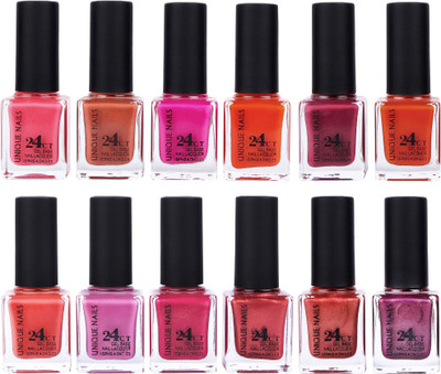 Unique Nails Rich Color Gel Base Nail Polish combo 7512 Multicolor(Pack of 12)
Unique Nails Rich Color Gel Base Nail Polish combo 7512 Multicolor(Pack of 12)