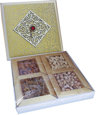 LOF Fresh Dryfruits Tray Perfect For Diwali Gift Includes (pista, kaju, badam & kishmish) Assorted Nuts(400 g, Box)
LOF Fresh Dryfruits Tray Perfect For Diwali Gift Includes (pista, kaju, badam & kishmish) Assorted Nuts(400 g, Box)