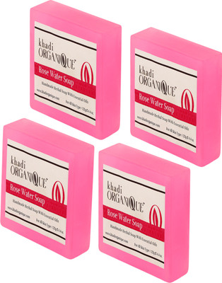 KHADI ORGANIQUE HANDMADE ROSE WATER SOAP WITH ESSENTIAL OIL 500 GM PACK OF 4(500 g, Pack of 4)
KHADI ORGANIQUE HANDMADE ROSE WATER SOAP WITH ESSENTIAL OIL 500 GM PACK OF 4(500 g, Pack of 4)