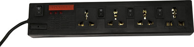 Pinnacle Spike Guard with Surge Protector – Spike Booster – Spike Board with 5 Metre Cord – Extension Boards with 4 Sockets - Spike Buster – Ideal for Home, Offices, Shops 4 Socket Surge Protector(Black)
Pinnacle Spike Guard with Surge Protector – Spike Booster – Spike Board with 5 Metre Cord – Extension Boards with 4 Sockets - Spike Buster – Ideal for Home, Offices, Shops 4 Socket Surge Protector(Black)