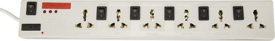 Pinnacle Spike Guard with Surge Protector – Spike Booster – Spike Board with 3 Metre Cord – Extension Boards with 6 Sockets - Spike Buster – Ideal for Home, Offices, Shops 6 Socket Surge Protector(White)
Pinnacle Spike Guard with Surge Protector – Spike Booster – Spike Board with 3 Metre Cord – Extension Boards with 6 Sockets - Spike Buster – Ideal for Home, Offices, Shops 6 Socket Surge Protector(White)