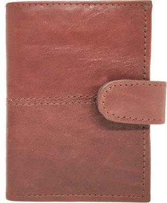 Wildmount Men Brown Genuine Leather Card Holder(11 Card Slots)