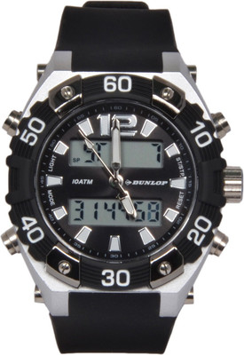Dunlop DUN-283-G02 Dunlop Sports Watch Black Dial Grey Bezel Premium Black Silicon Strap Japan Analog-Digital 100 m water resistant Men's Unisex Watch Watch - For Men
Dunlop DUN-283-G02 Dunlop Sports Watch Black Dial Grey Bezel Premium Black Silicon Strap Japan Analog-Digital 100 m water resistant Men's Unisex Watch Watch - For Men